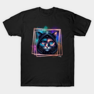 Mistic Cat: Alien Cat - Cute Kitty - A Funny Mistic Retro Vintage Style T-Shirt